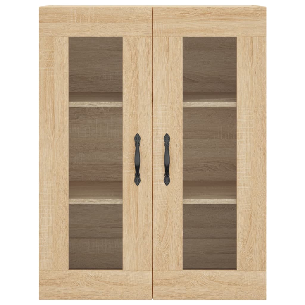vidaXL Ντουλάπι Sonoma δρυς 69,5 x 34 x 180 εκ. από Επεξεργασμένο Ξύλο
