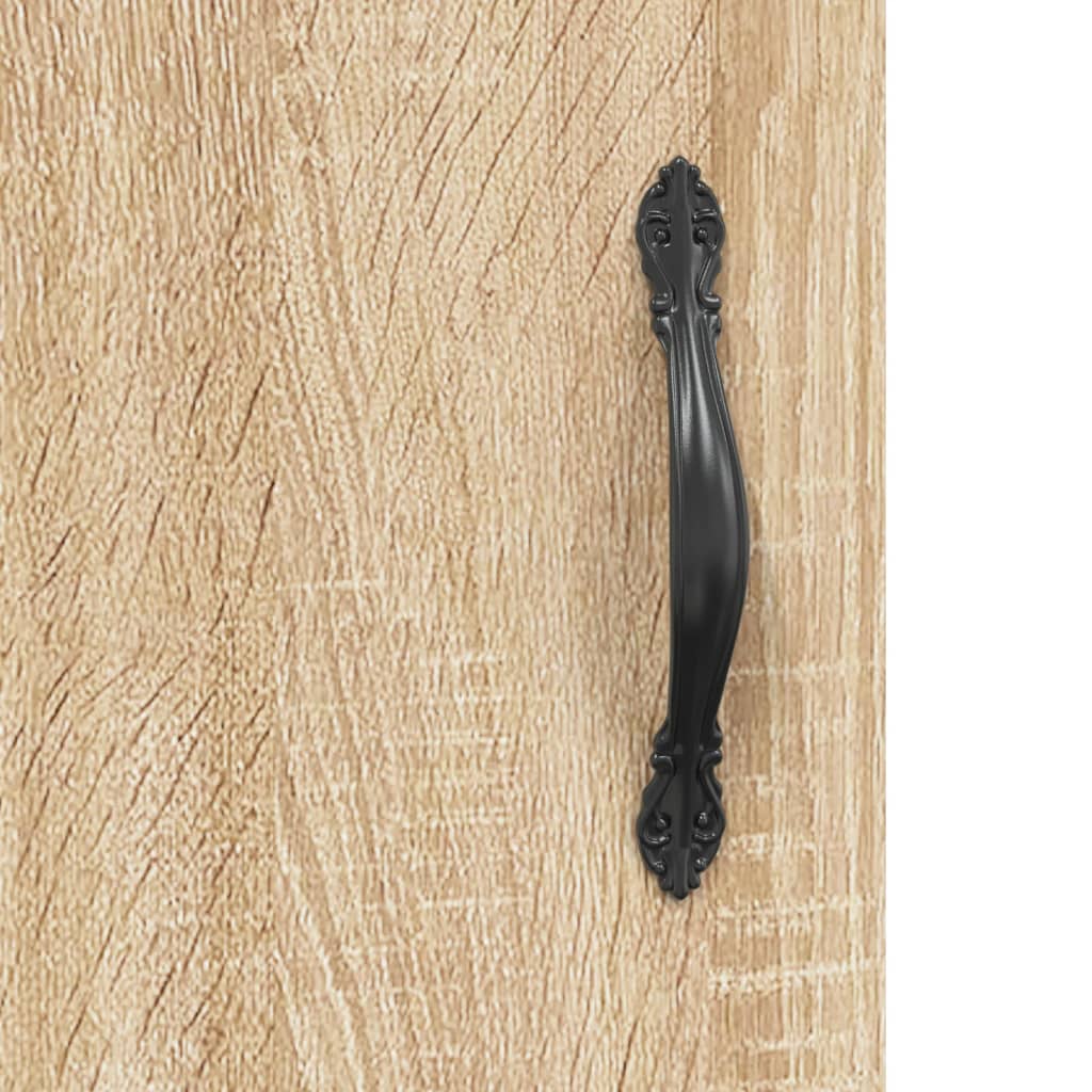 vidaXL Ντουλάπι Sonoma δρυς 69,5 x 34 x 180 εκ. από Επεξεργασμένο Ξύλο