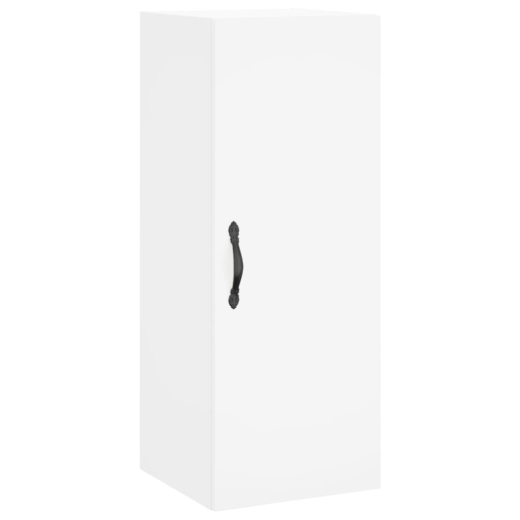 vidaXL Ντουλάπι Λευκό 34,5 x 34 x 180 εκ. από Επεξεργασμένο Ξύλο