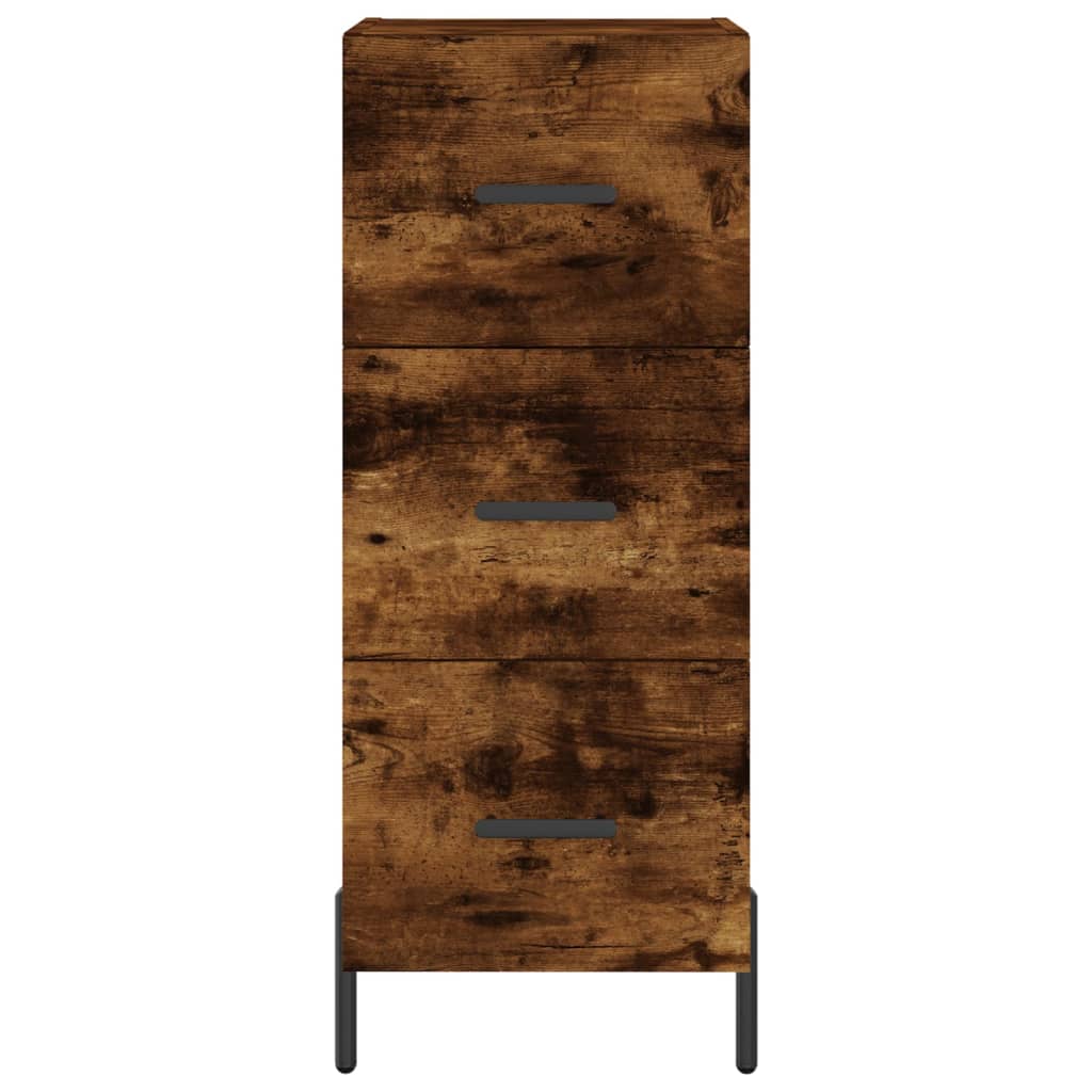 vidaXL Ντουλάπι Καπνιστή δρυς 34,5x34x180 εκ. από Επεξεργασμένο Ξύλο