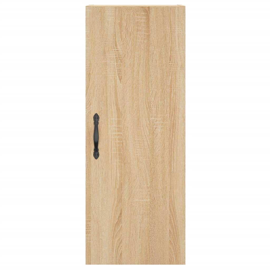 vidaXL Μπουφές Sonoma δρυς 34,5 x 34 x 180 εκ. από Επεξεργασμένο Ξύλο