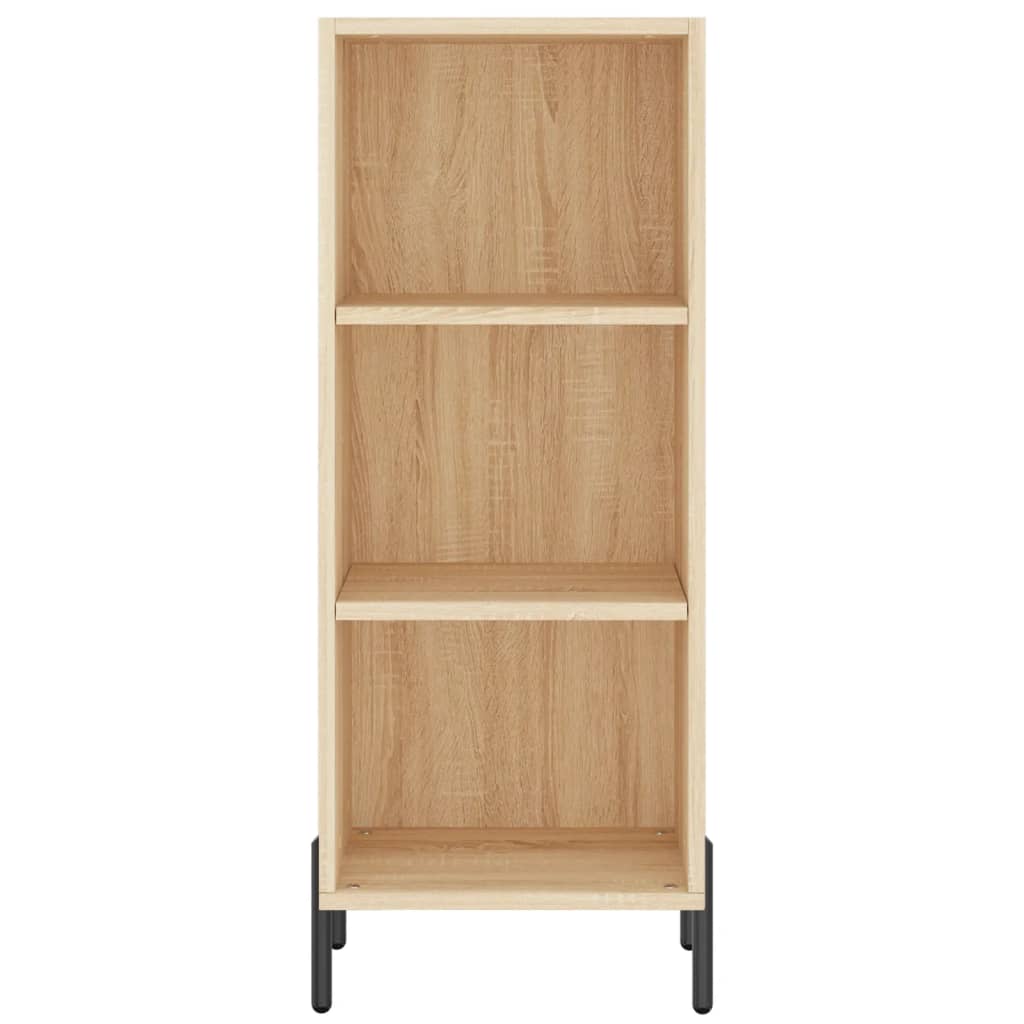 vidaXL Μπουφές Sonoma δρυς 34,5 x 34 x 180 εκ. από Επεξεργασμένο Ξύλο