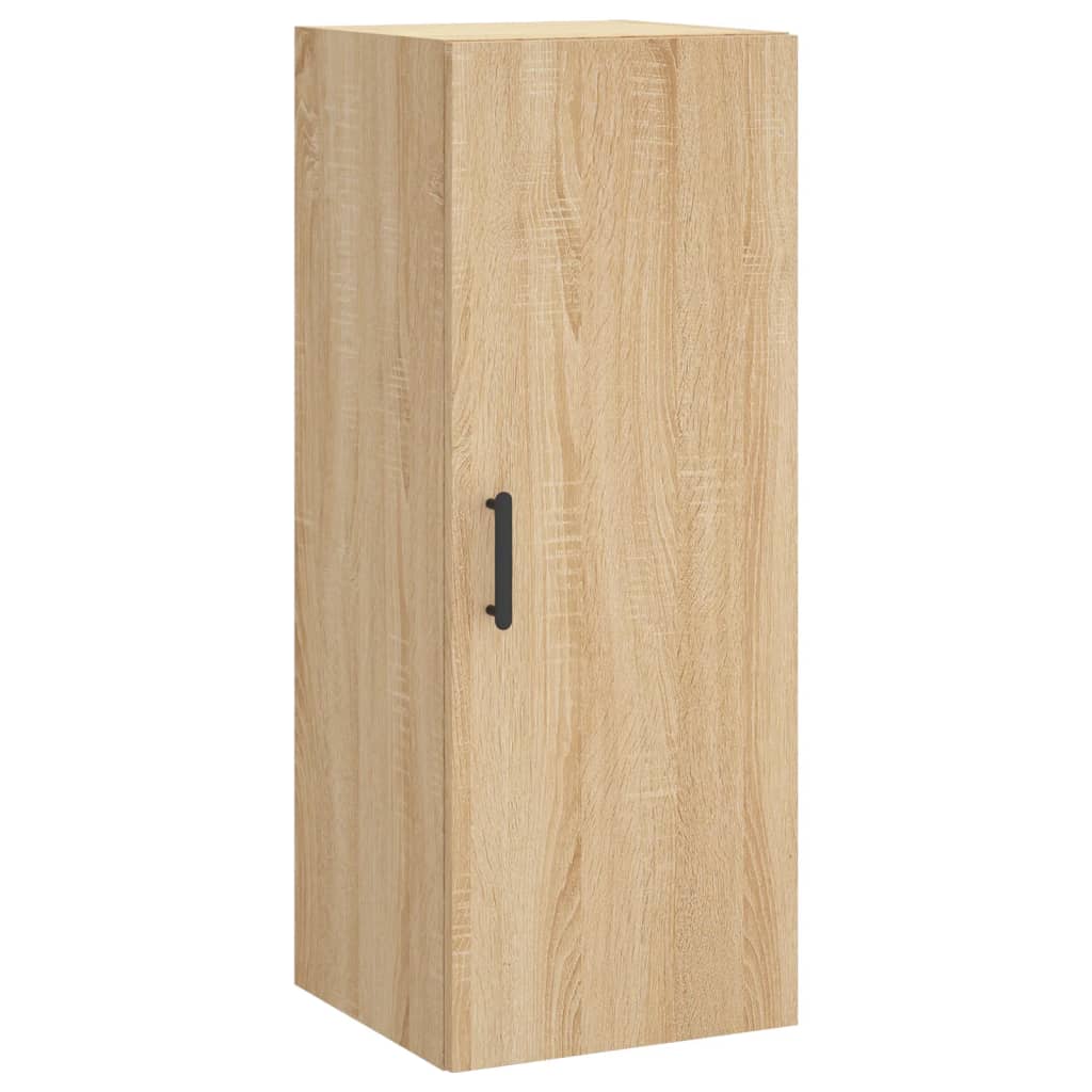 vidaXL Μπουφές Sonoma δρυς 34,5 x 34 x 180 εκ. από Επεξεργασμένο Ξύλο