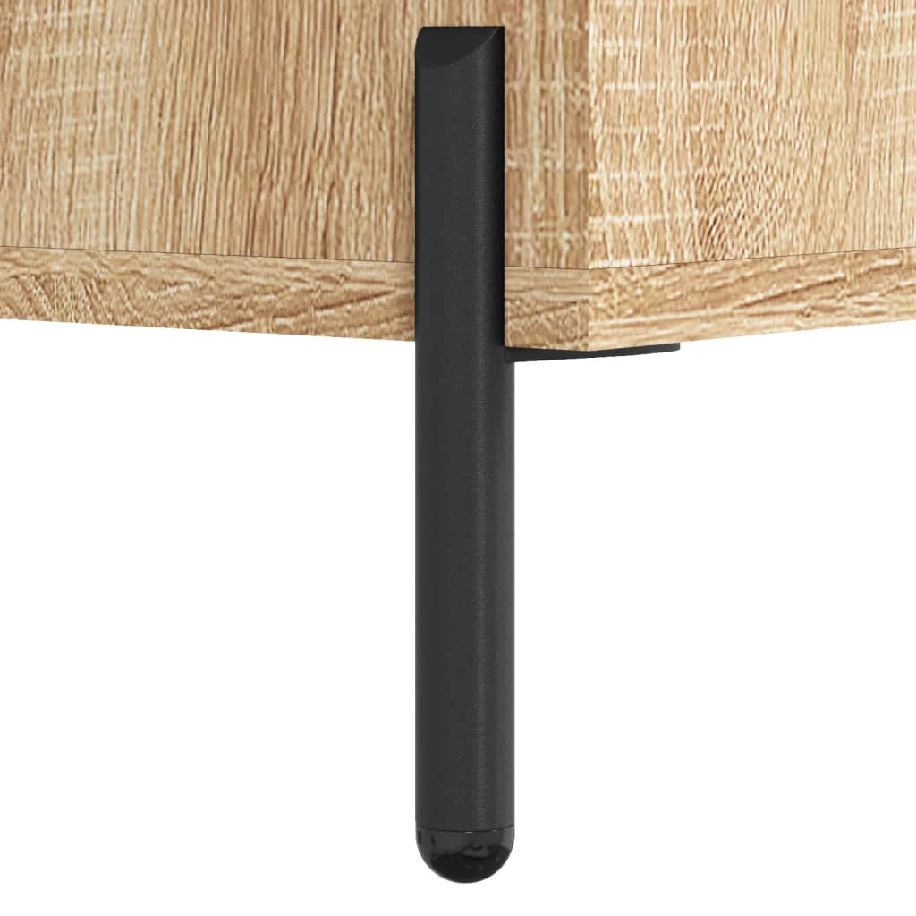 vidaXL Μπουφές Sonoma δρυς 34,5 x 34 x 180 εκ. από Επεξεργασμένο Ξύλο