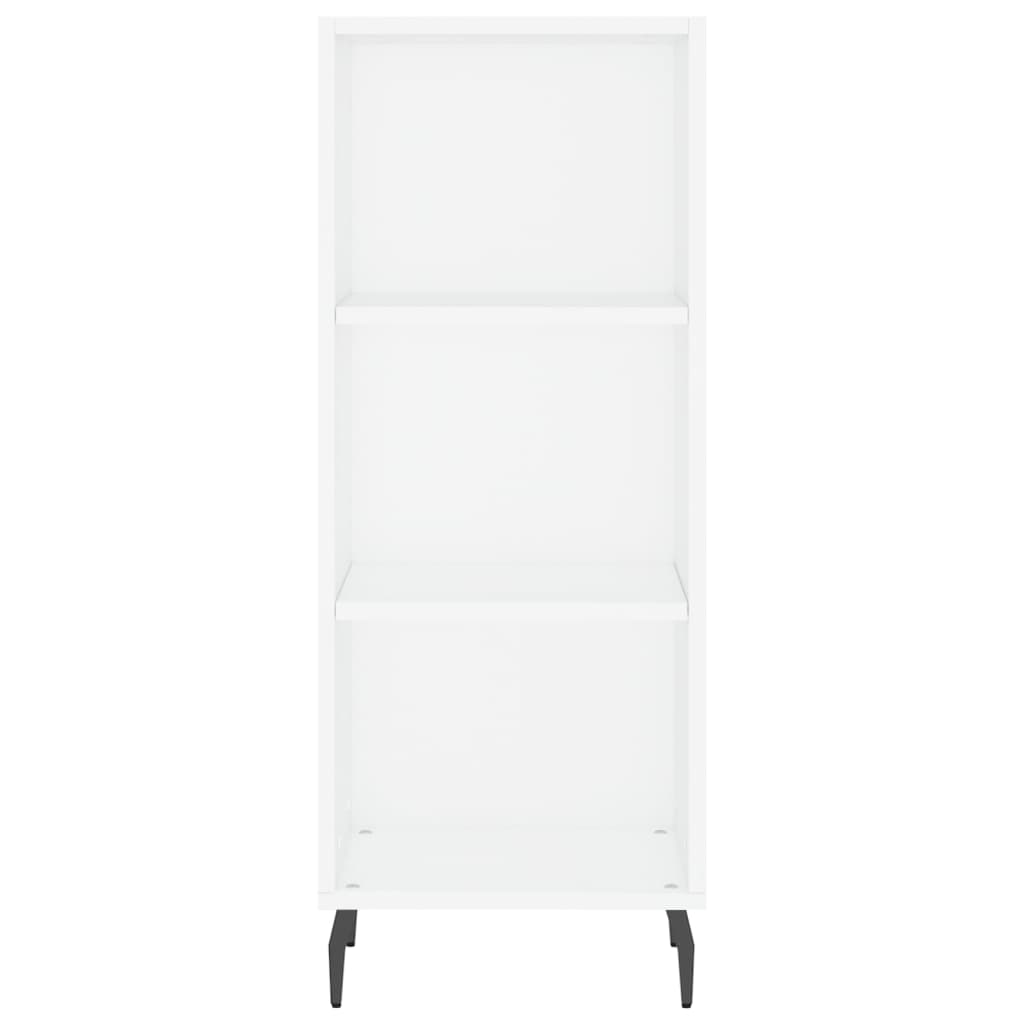 vidaXL Ντουλάπι Λευκό 34,5 x 34 x 180 εκ. από Επεξεργασμένο Ξύλο