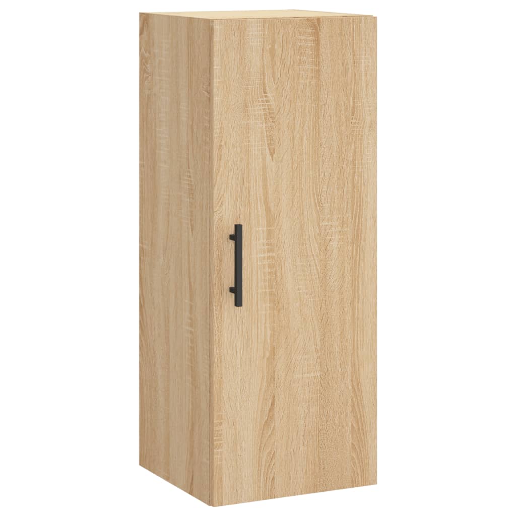 vidaXL Μπουφές Sonoma δρυς 34,5 x 34 x 180 εκ. από Επεξεργασμένο Ξύλο