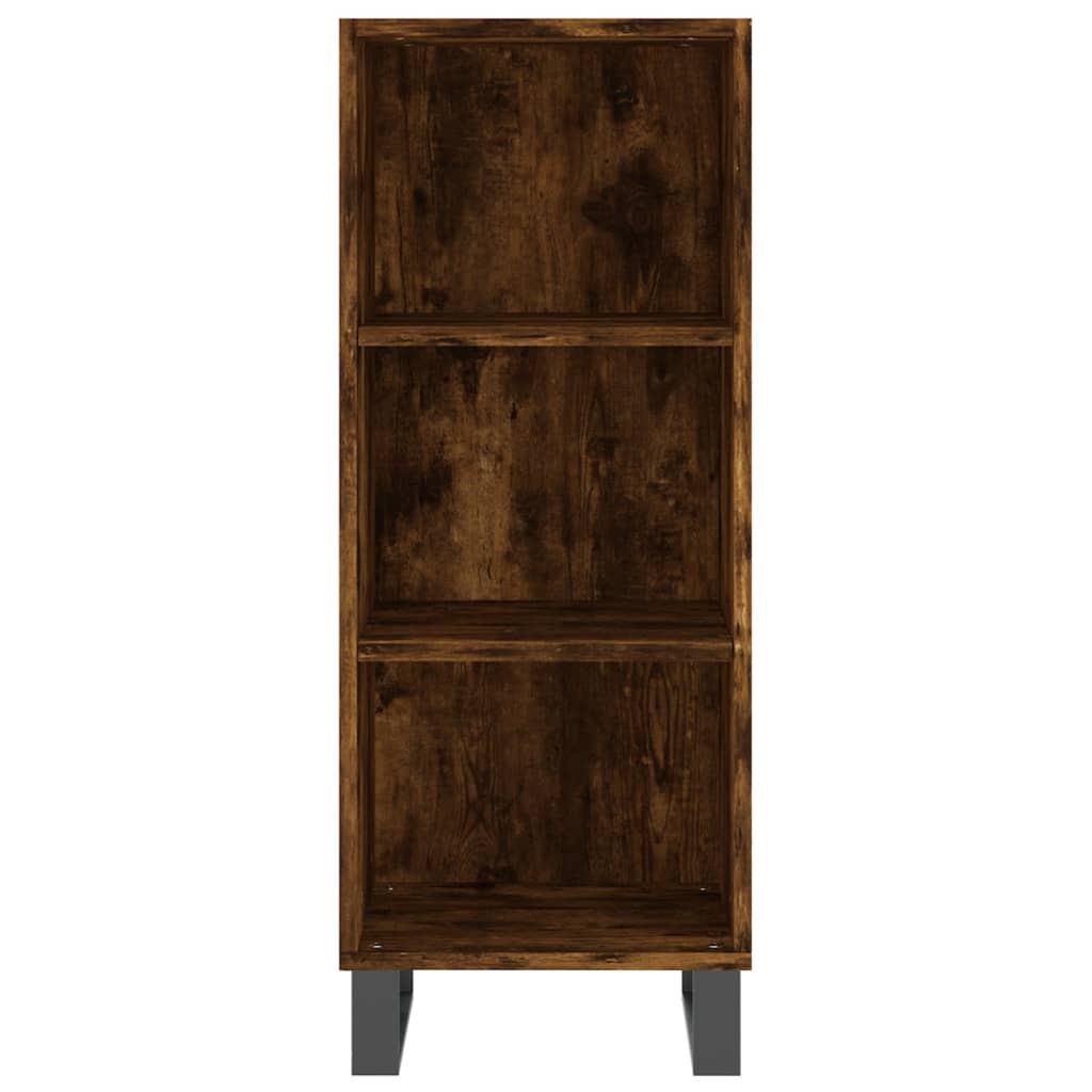 vidaXL Ντουλάπι Καπνιστή δρυς 34,5x34x180 εκ. από Επεξεργασμένο Ξύλο