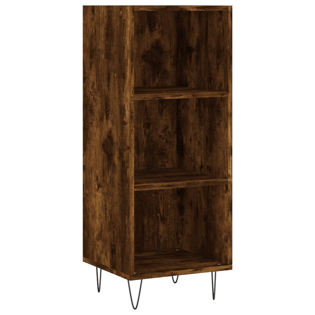 vidaXL Ντουλάπι Καπνιστή δρυς 34,5x34x180 εκ. από Επεξεργασμένο Ξύλο