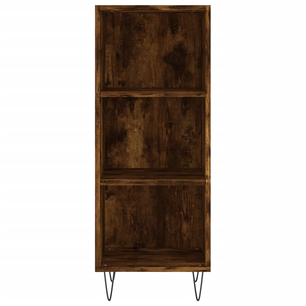 vidaXL Ντουλάπι Καπνιστή δρυς 34,5x34x180 εκ. από Επεξεργασμένο Ξύλο