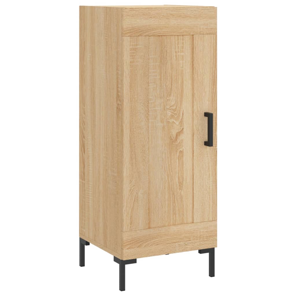 vidaXL Μπουφές Sonoma δρυς 34,5 x 34 x 180 εκ. από Επεξεργασμένο Ξύλο