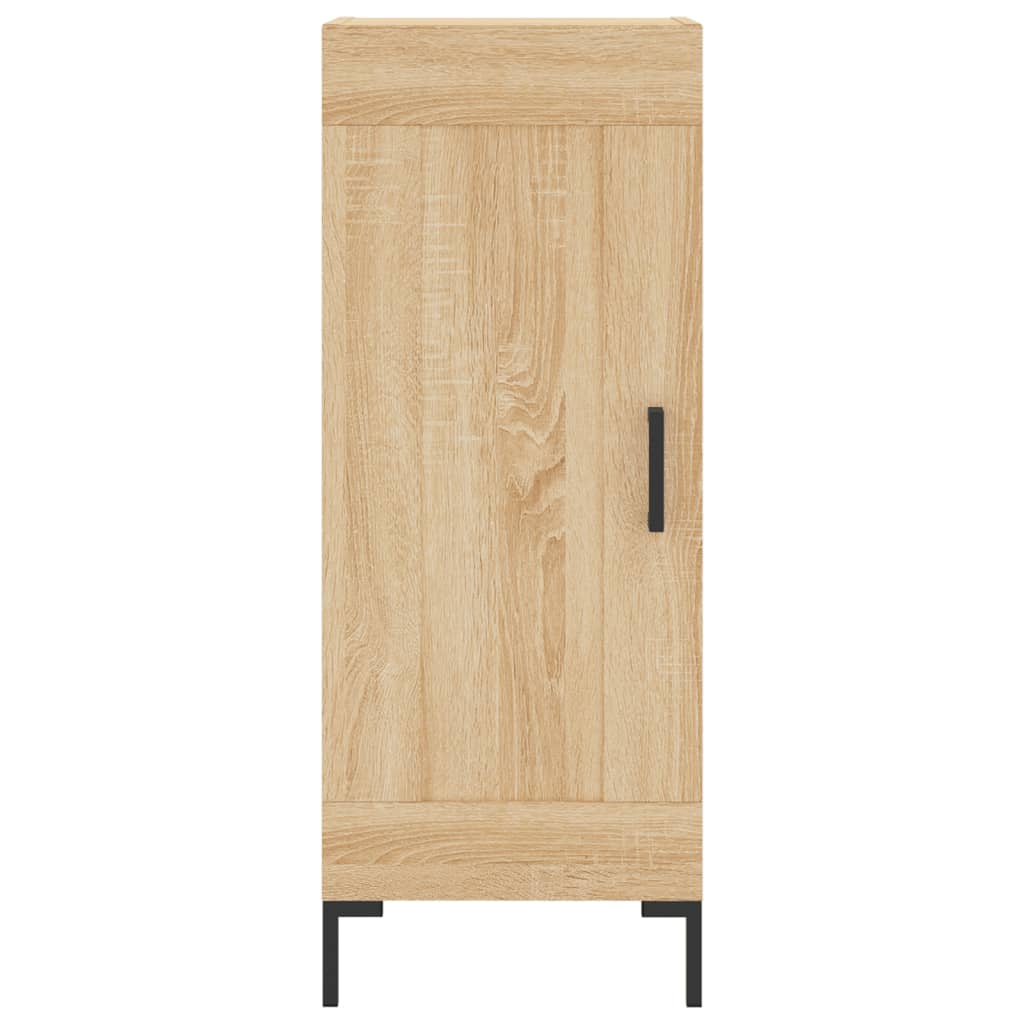 vidaXL Μπουφές Sonoma δρυς 34,5 x 34 x 180 εκ. από Επεξεργασμένο Ξύλο