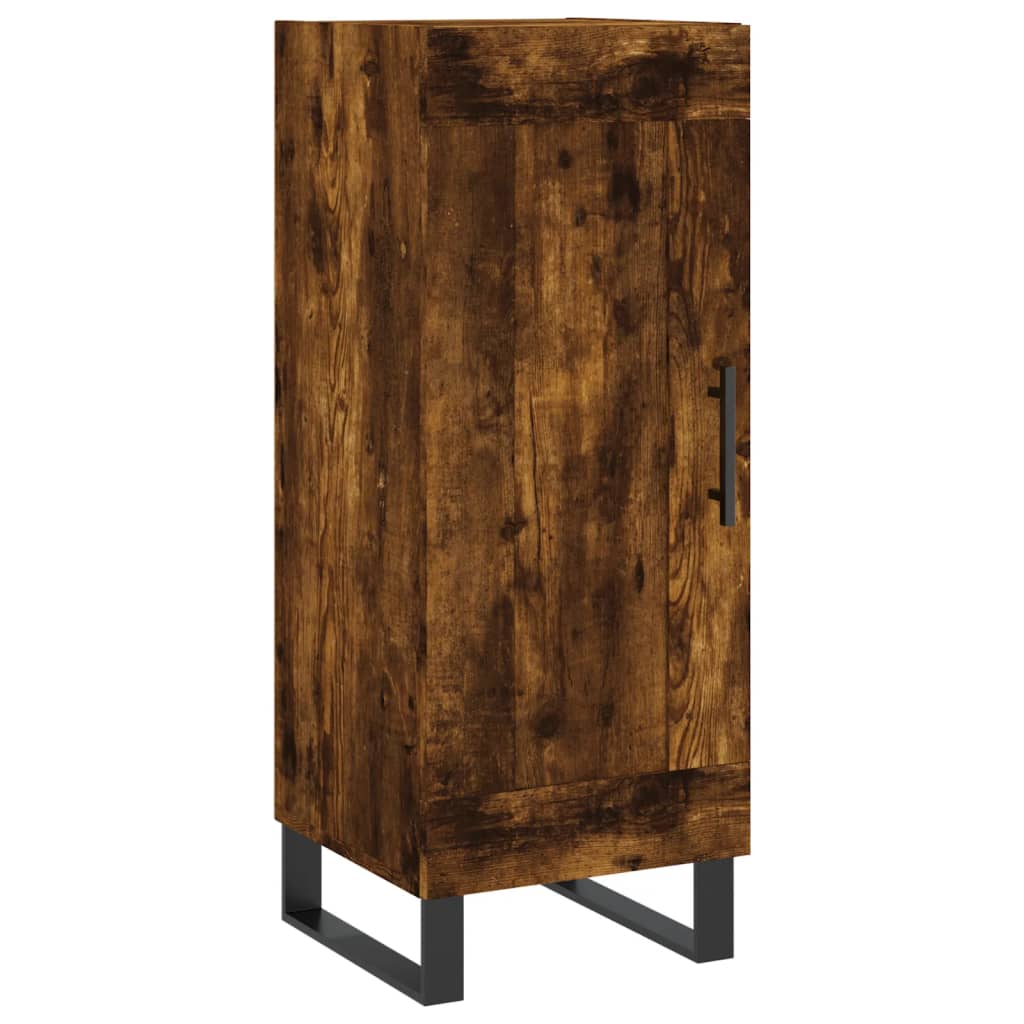 vidaXL Ντουλάπι Καπνιστή δρυς 34,5x34x180 εκ. από Επεξεργασμένο Ξύλο