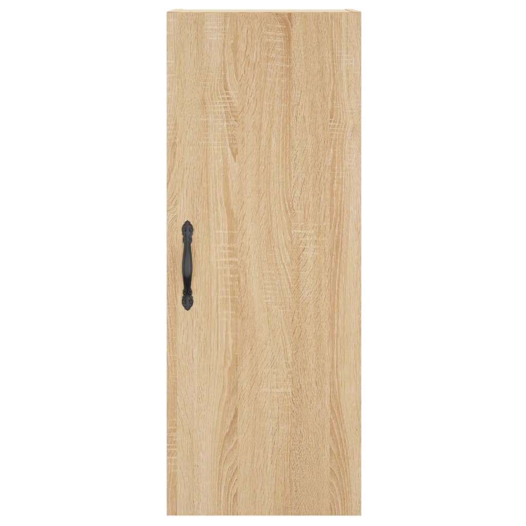 vidaXL Μπουφές Sonoma δρυς 34,5 x 34 x 180 εκ. από Επεξεργασμένο Ξύλο