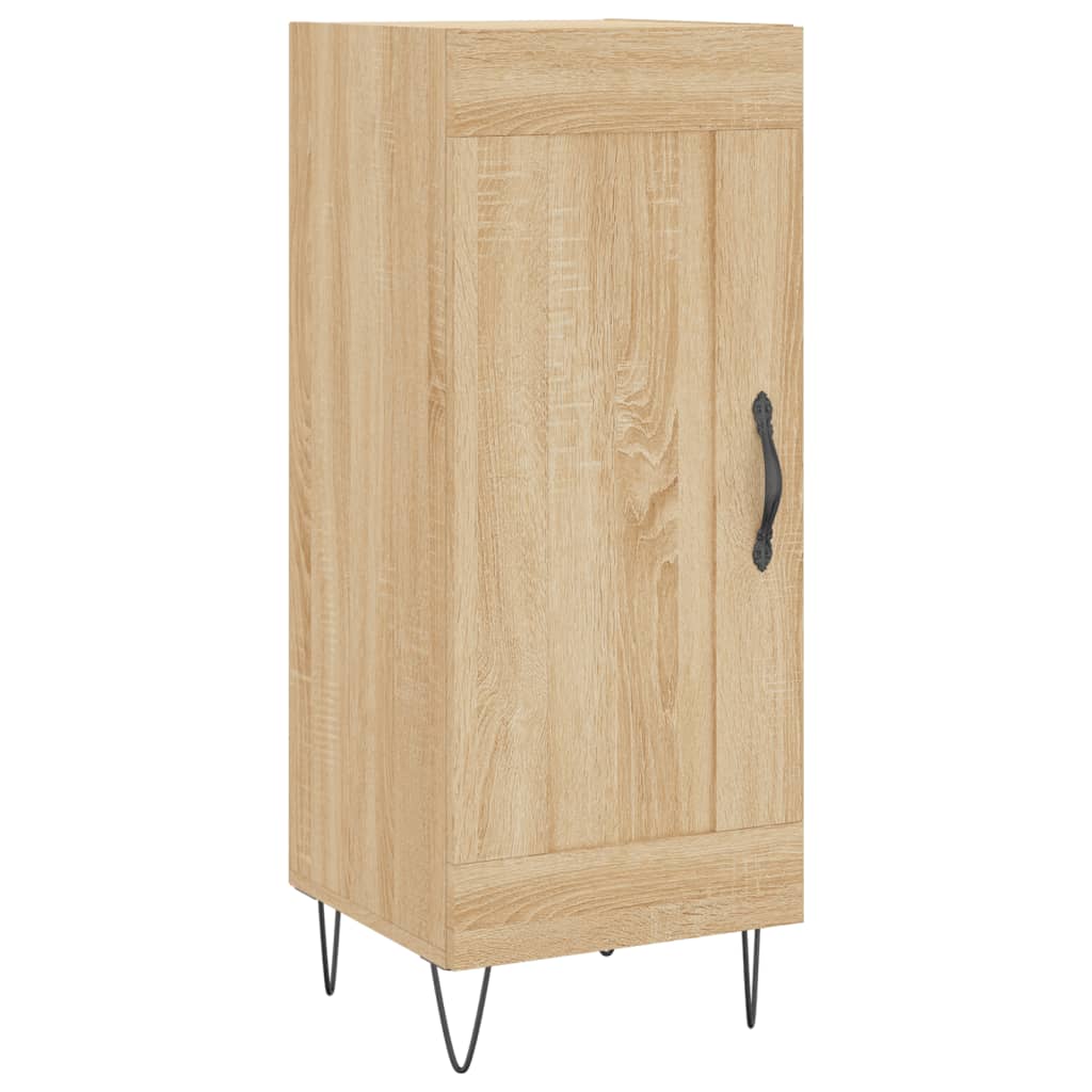 vidaXL Μπουφές Sonoma δρυς 34,5 x 34 x 180 εκ. από Επεξεργασμένο Ξύλο