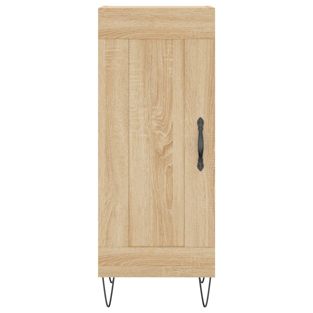 vidaXL Μπουφές Sonoma δρυς 34,5 x 34 x 180 εκ. από Επεξεργασμένο Ξύλο