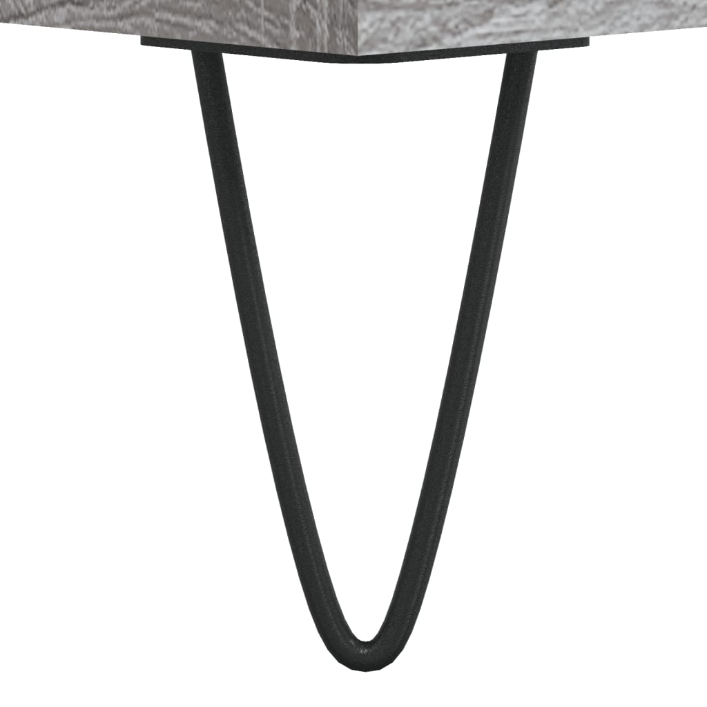 vidaXL Μπουφές Sonoma Γκρι 34,5 x 34 x 180 εκ. από Επεξεργασμένο Ξύλο