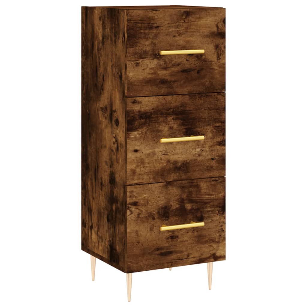 vidaXL Ντουλάπι Καπνιστή δρυς 34,5x34x180 εκ. από Επεξεργασμένο Ξύλο