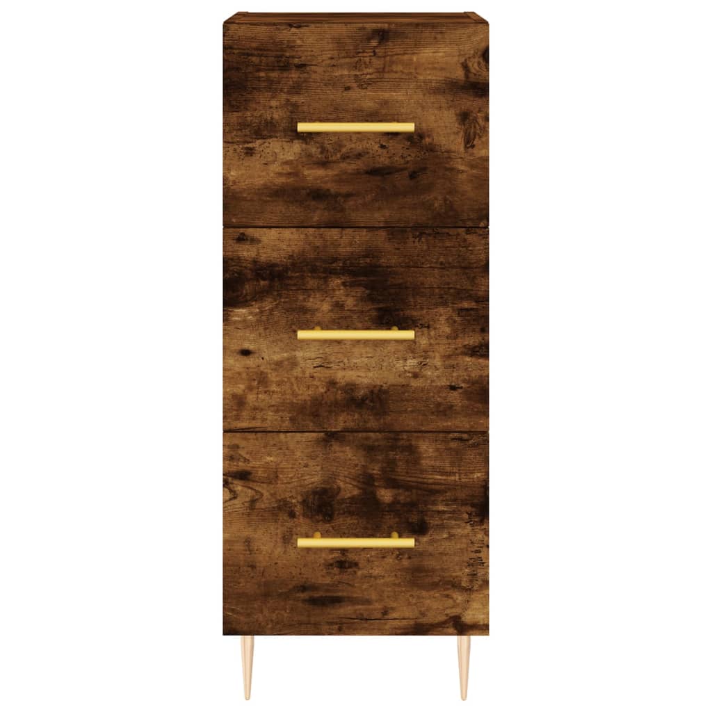 vidaXL Ντουλάπι Καπνιστή δρυς 34,5x34x180 εκ. από Επεξεργασμένο Ξύλο