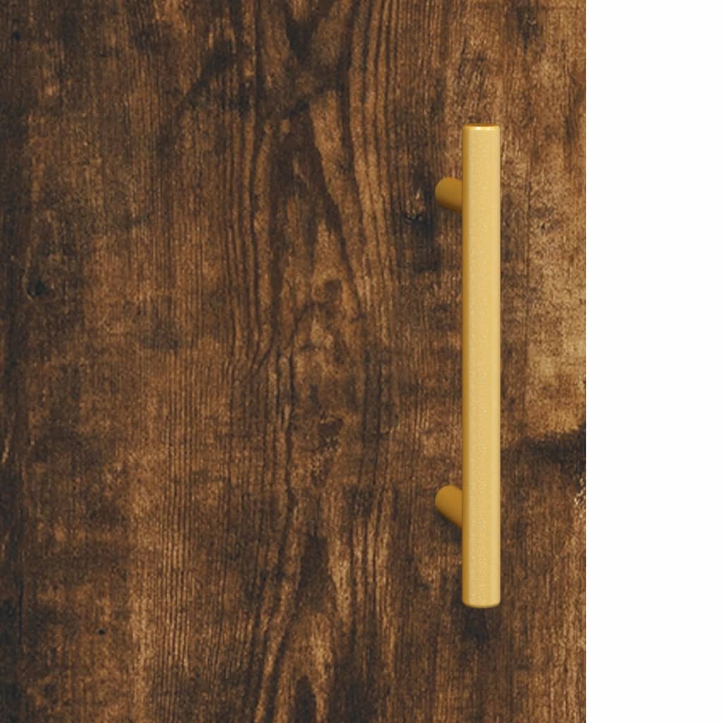 vidaXL Ντουλάπι Καπνιστή δρυς 34,5x34x180 εκ. από Επεξεργασμένο Ξύλο