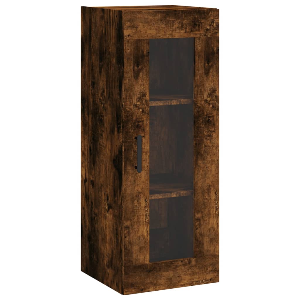 vidaXL Ντουλάπι Καπνιστή δρυς 34,5x34x180 εκ. από Επεξεργασμένο Ξύλο