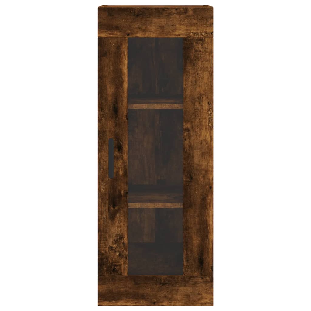 vidaXL Ντουλάπι Καπνιστή δρυς 34,5x34x180 εκ. από Επεξεργασμένο Ξύλο