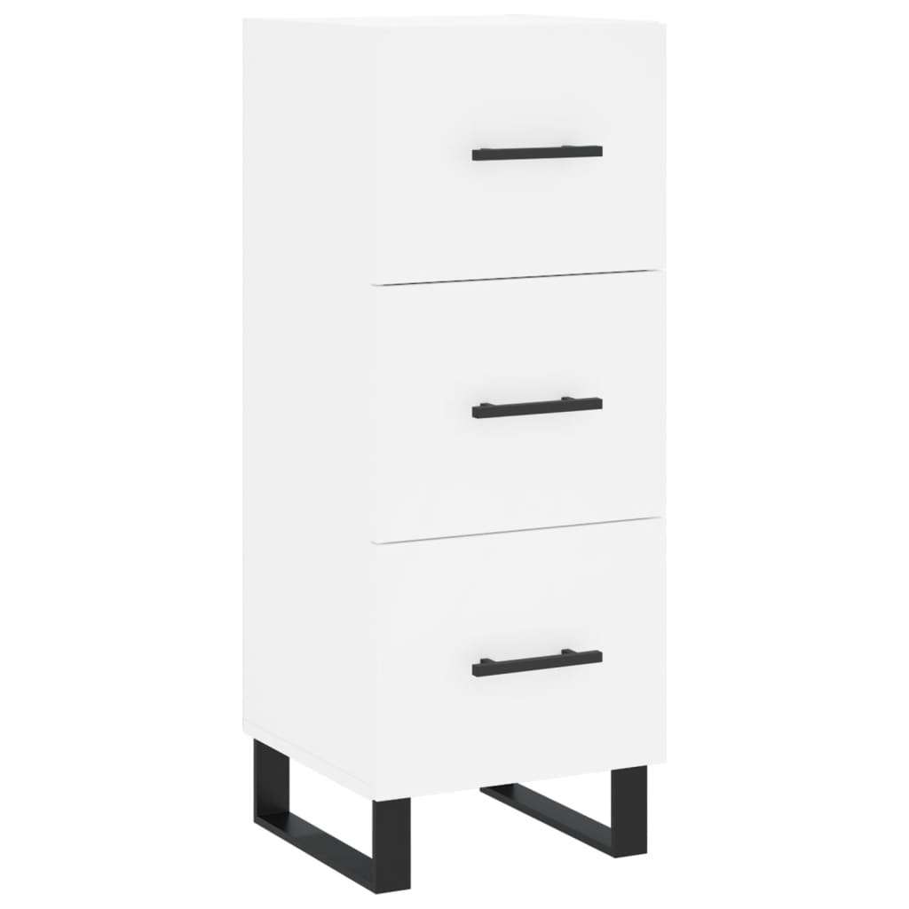 vidaXL Ντουλάπι Λευκό 34,5 x 34 x 180 εκ. από Επεξεργασμένο Ξύλο