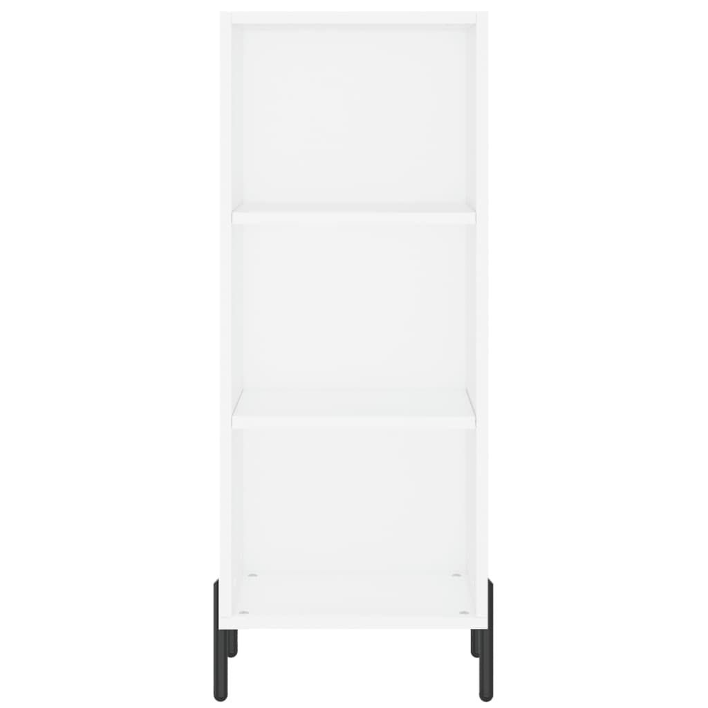 vidaXL Ντουλάπι Λευκό 34,5 x 34 x 180 εκ. από Επεξεργασμένο Ξύλο