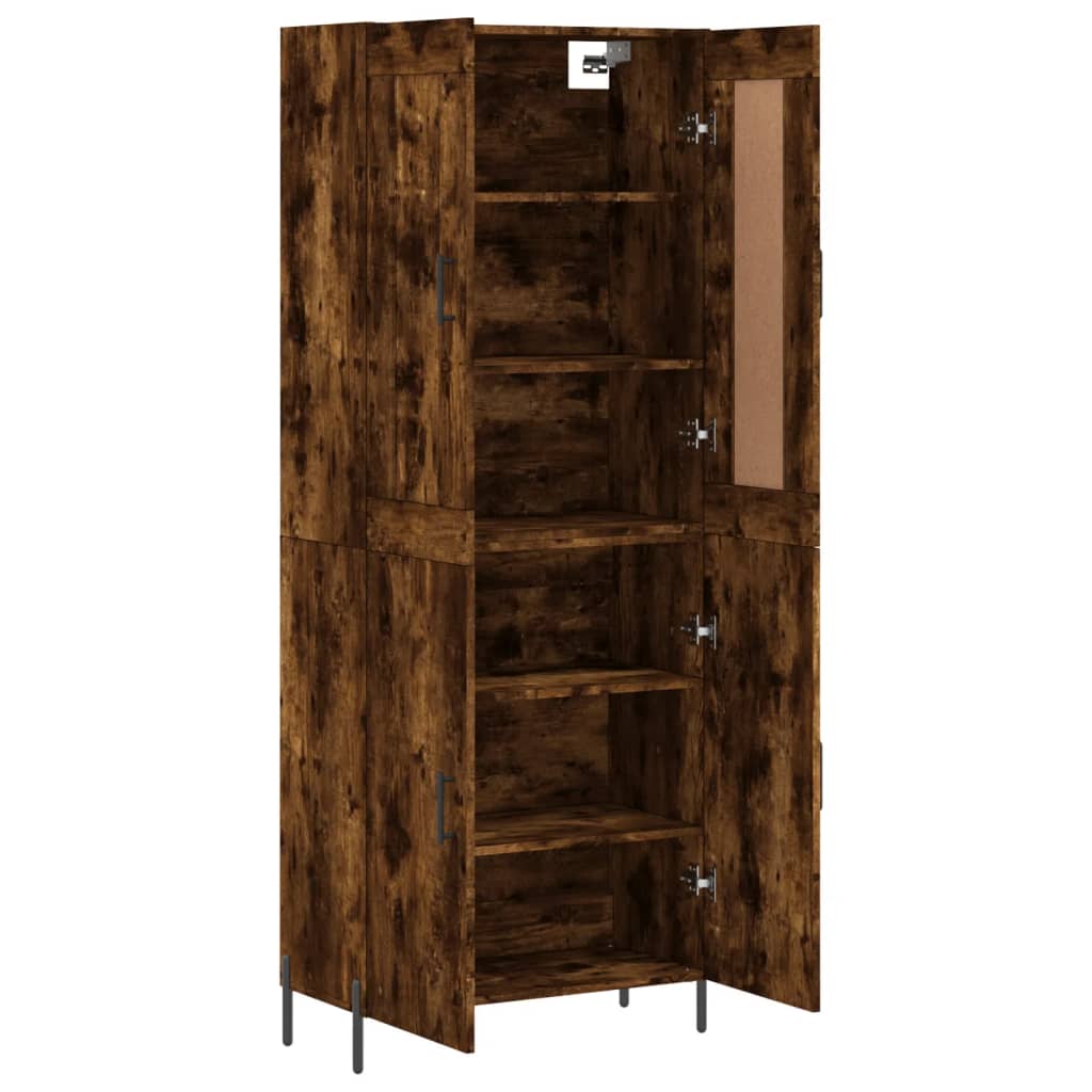 vidaXL Ντουλάπι Καπνιστή Δρυς 69,5x34x180 εκ. από Επεξεργασμένο Ξύλο