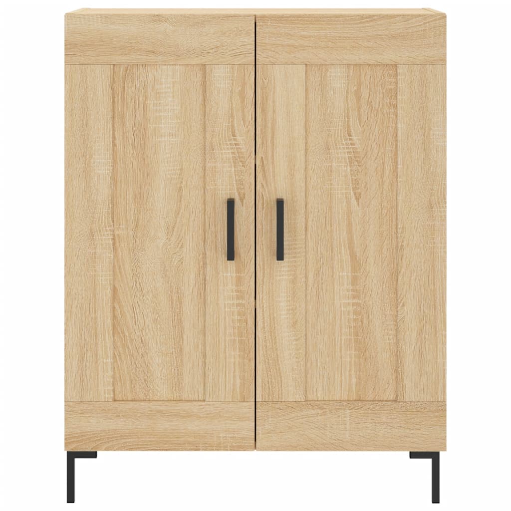 vidaXL Ντουλάπι Sonoma δρυς 69,5 x 34 x 180 εκ. από Επεξεργασμένο Ξύλο