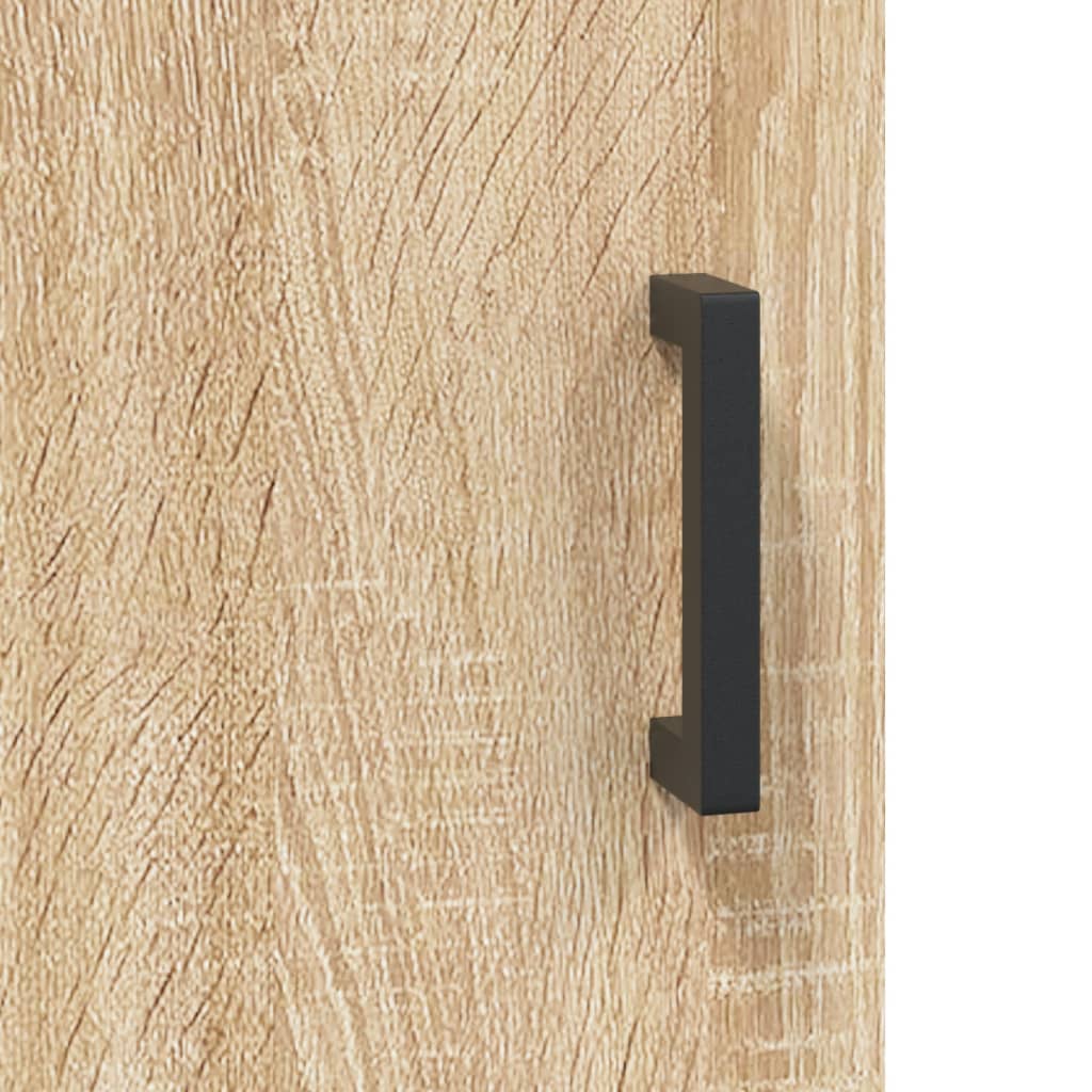 vidaXL Ντουλάπι Sonoma δρυς 69,5 x 34 x 180 εκ. από Επεξεργασμένο Ξύλο