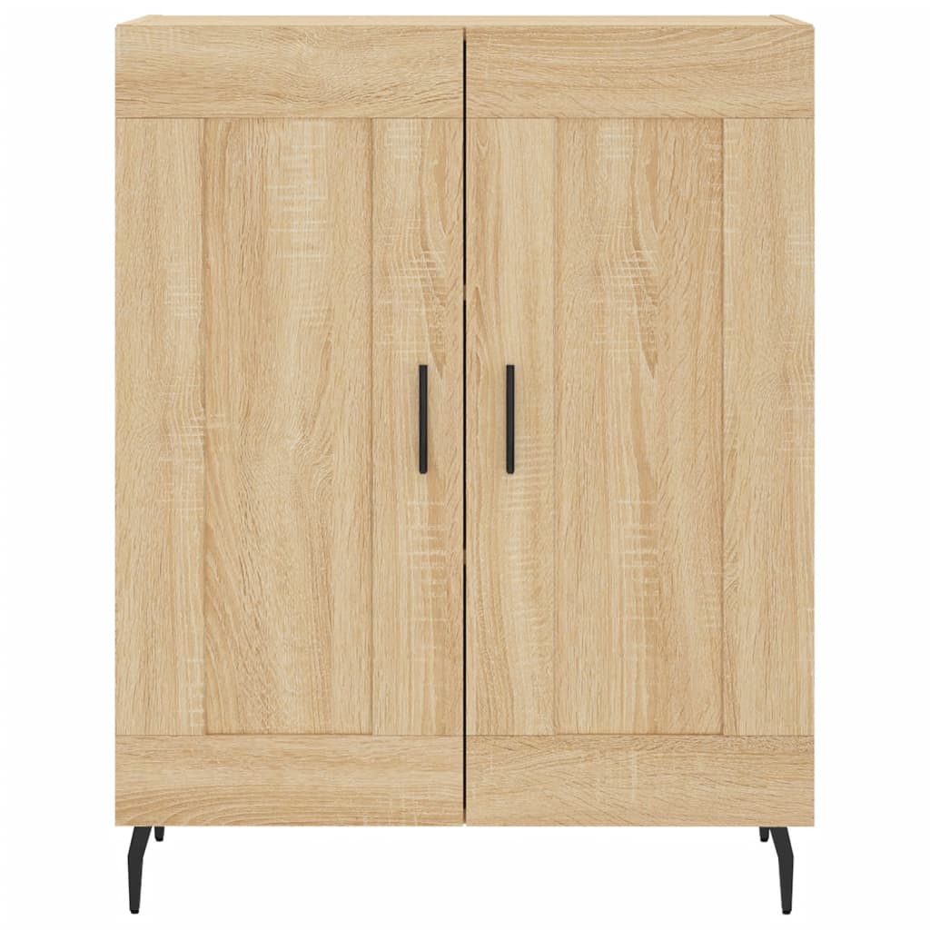 vidaXL Ντουλάπι Sonoma δρυς 69,5 x 34 x 180 εκ. από Επεξεργασμένο Ξύλο