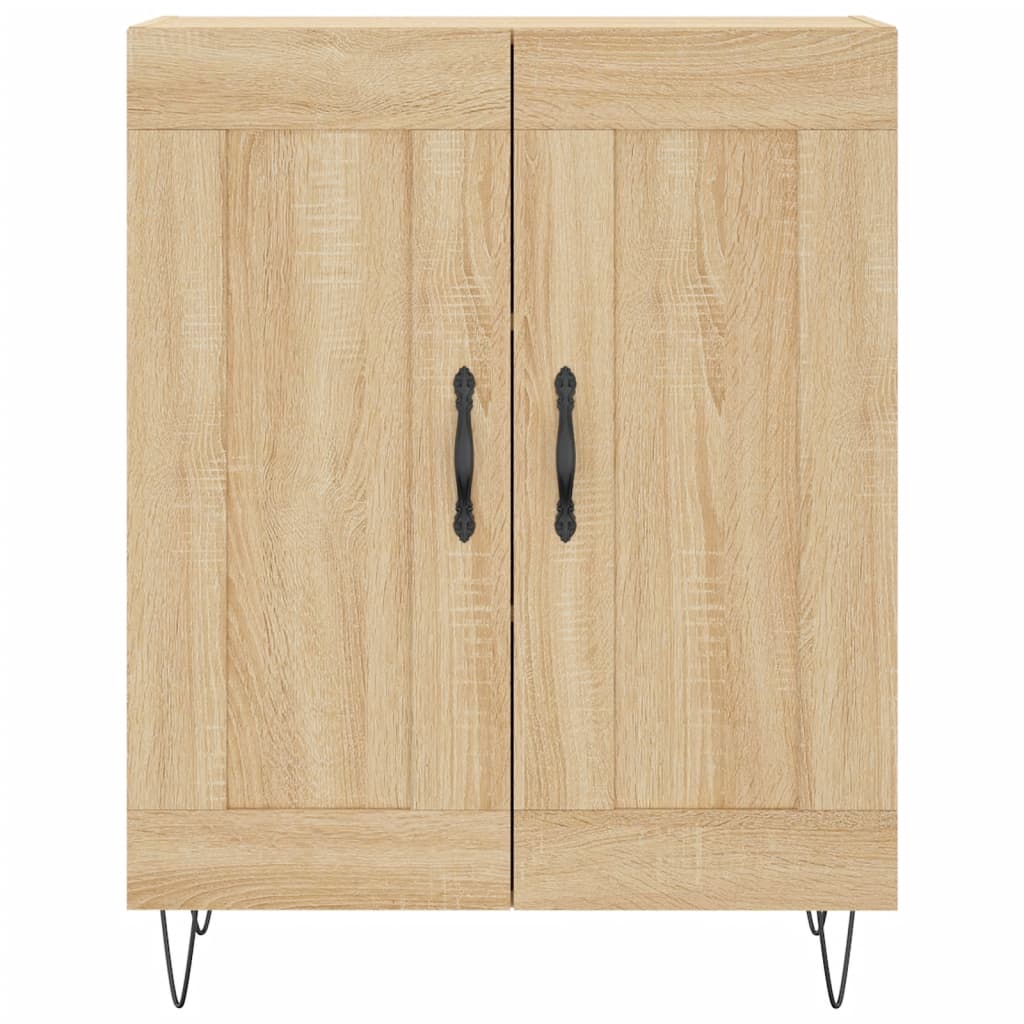 vidaXL Ντουλάπι Sonoma δρυς 69,5 x 34 x 180 εκ. από Επεξεργασμένο Ξύλο