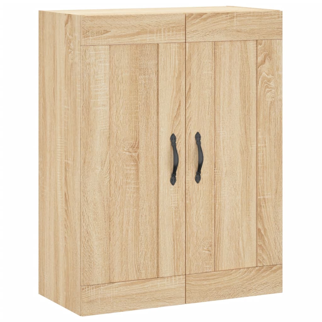 vidaXL Ντουλάπι Sonoma δρυς 69,5 x 34 x 180 εκ. από Επεξεργασμένο Ξύλο