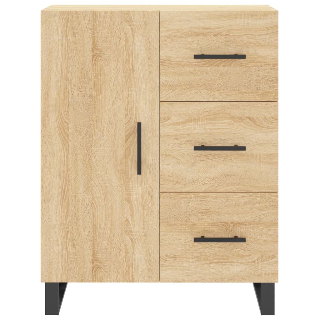 vidaXL Ντουλάπι Sonoma δρυς 69,5 x 34 x 180 εκ. από Επεξεργασμένο Ξύλο