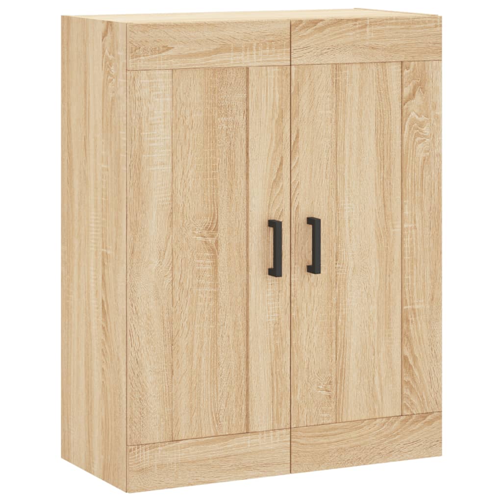 vidaXL Ντουλάπι Sonoma δρυς 69,5 x 34 x 180 εκ. από Επεξεργασμένο Ξύλο