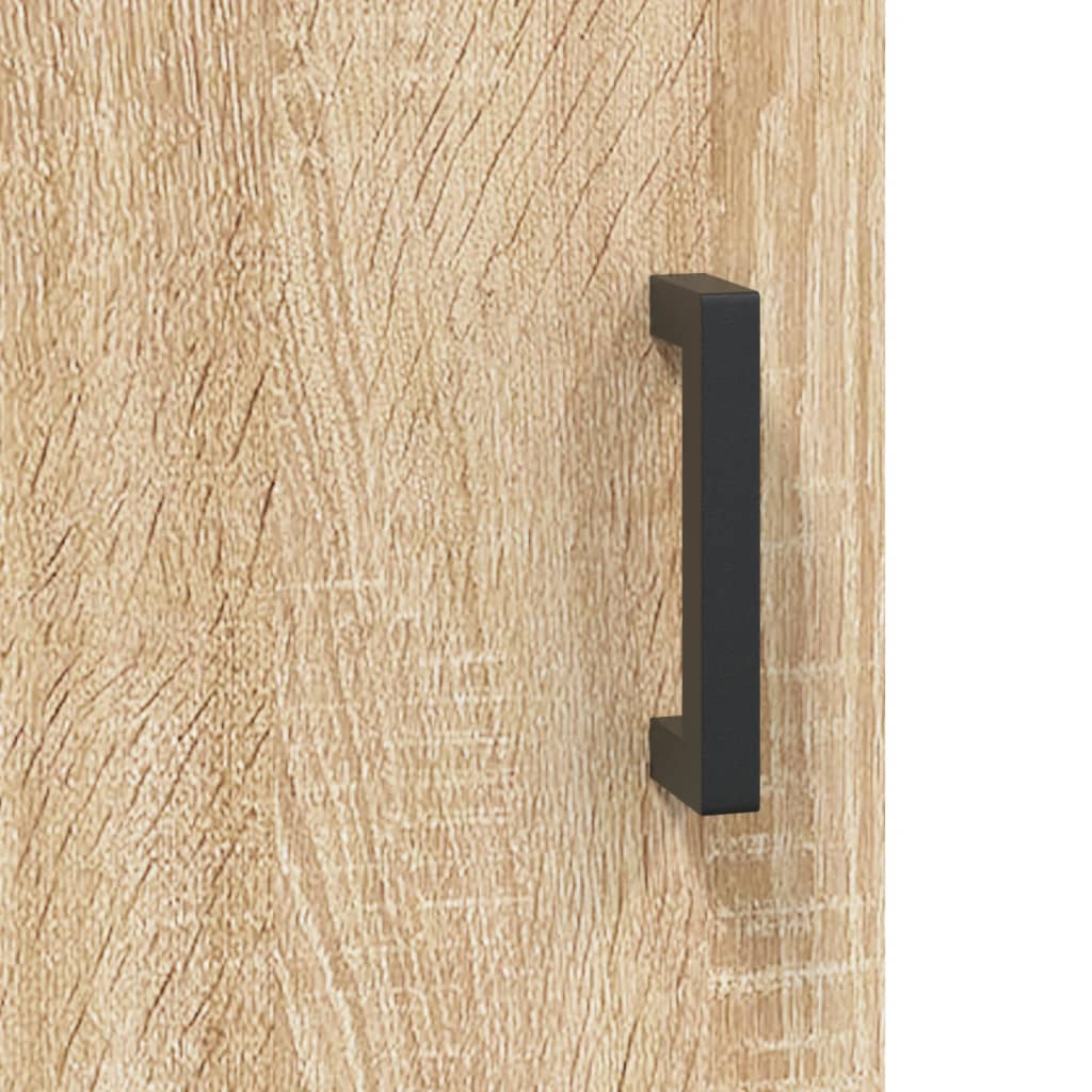 vidaXL Ντουλάπι Sonoma δρυς 69,5 x 34 x 180 εκ. από Επεξεργασμένο Ξύλο