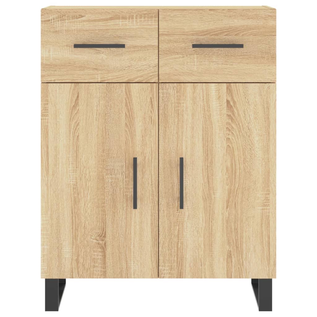 vidaXL Ντουλάπι Sonoma δρυς 69,5 x 34 x 180 εκ. από Επεξεργασμένο Ξύλο