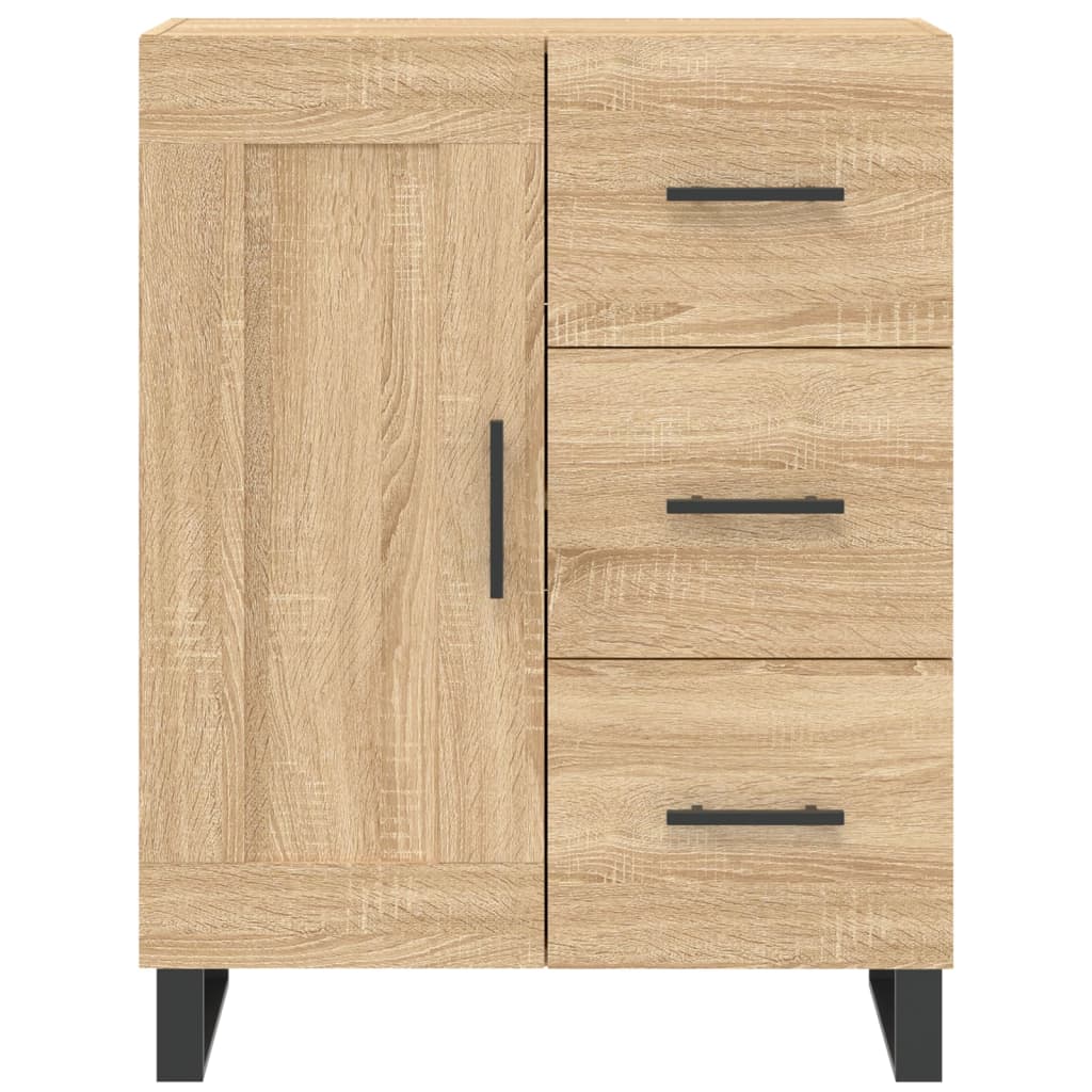 vidaXL Ντουλάπι Sonoma δρυς 69,5 x 34 x 180 εκ. από Επεξεργασμένο Ξύλο