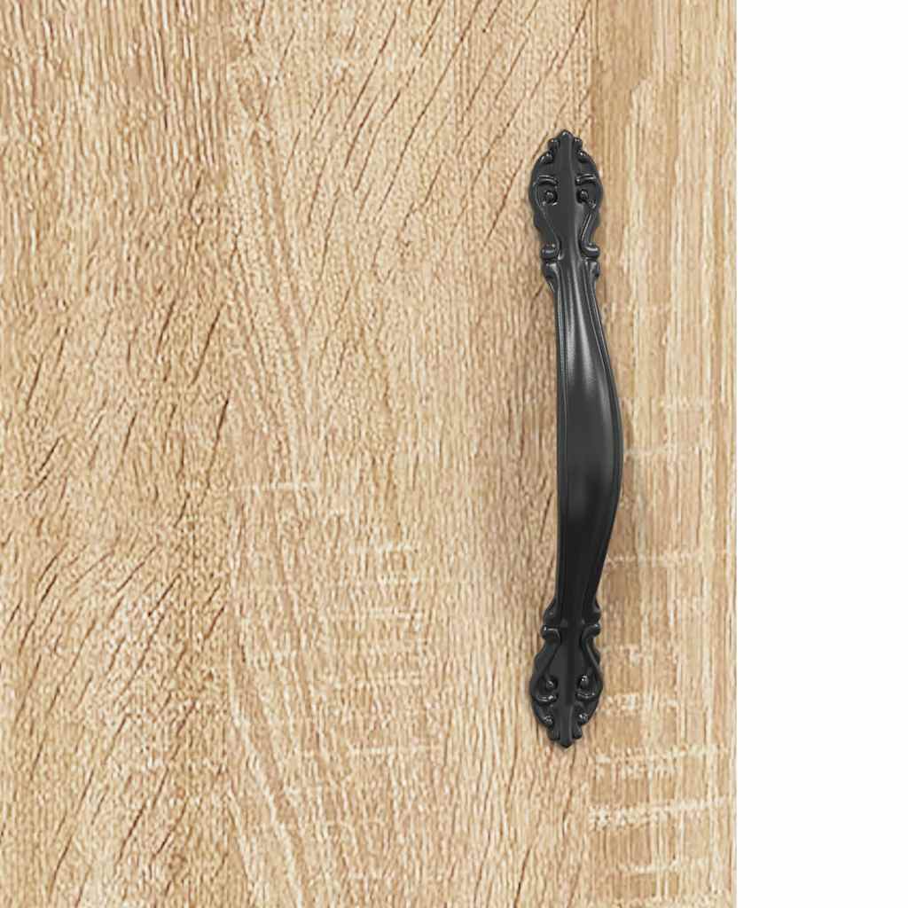 vidaXL Ντουλάπι Sonoma δρυς 69,5 x 34 x 180 εκ. από Επεξεργασμένο Ξύλο