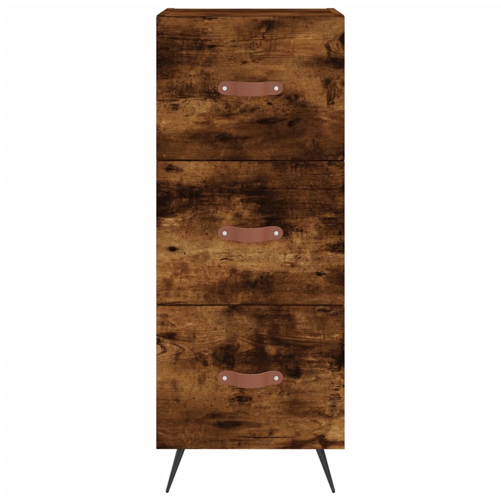 vidaXL Ντουλάπι Καπνιστή δρυς 34,5x34x180 εκ. από Επεξεργασμένο Ξύλο