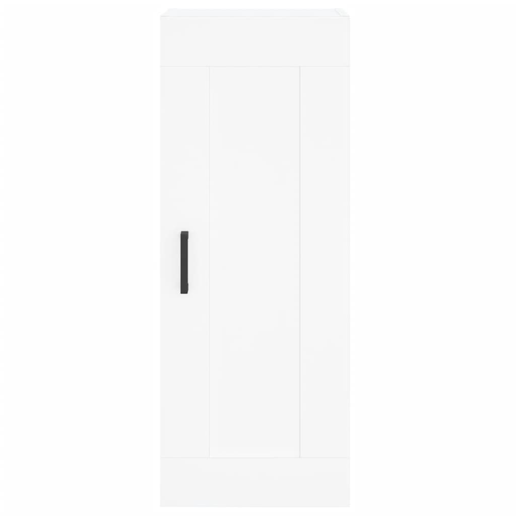 vidaXL Ντουλάπι Λευκό 34,5 x 34 x 180 εκ. από Επεξεργασμένο Ξύλο