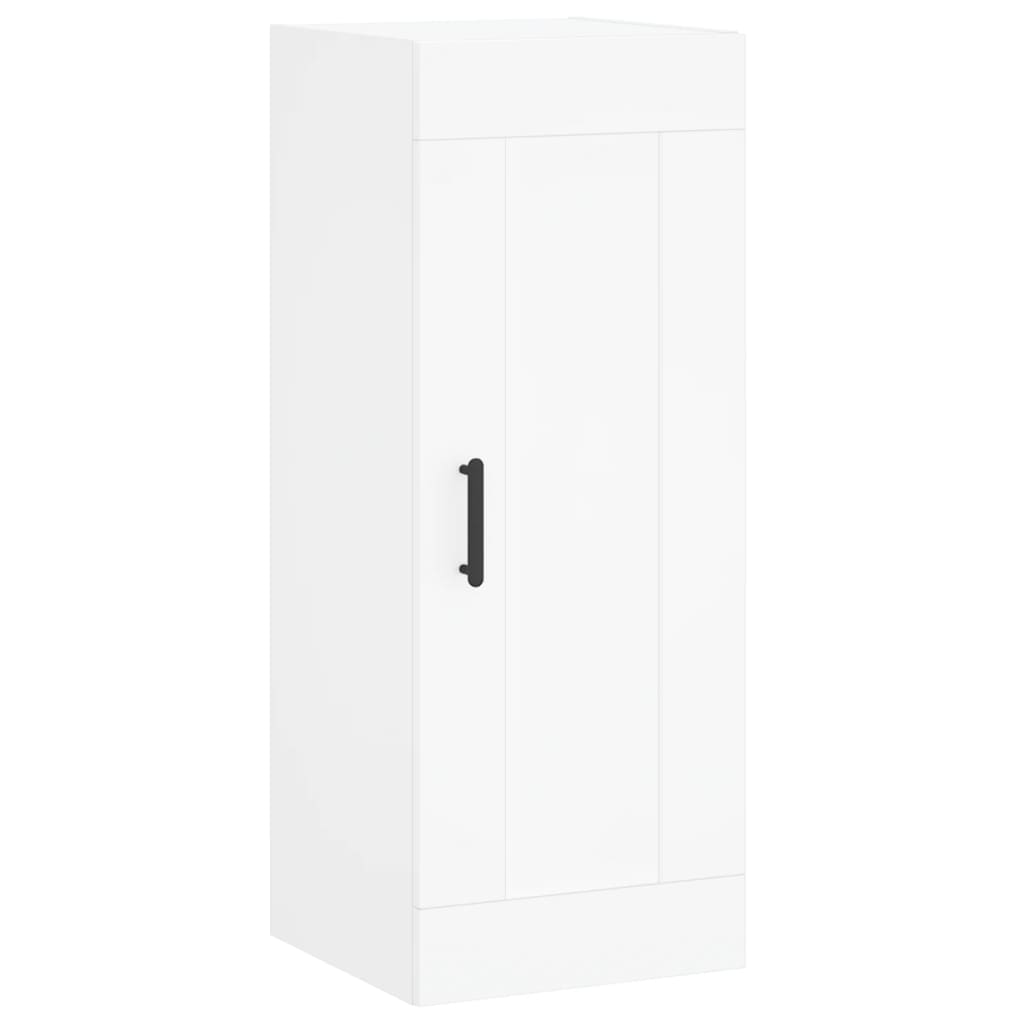 vidaXL Ντουλάπι Λευκό 34,5 x 34 x 180 εκ. από Επεξεργασμένο Ξύλο