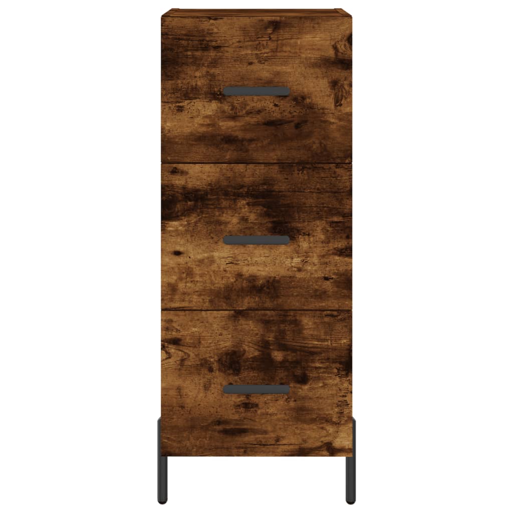vidaXL Ντουλάπι Καπνιστή δρυς 34,5x34x180 εκ. από Επεξεργασμένο Ξύλο