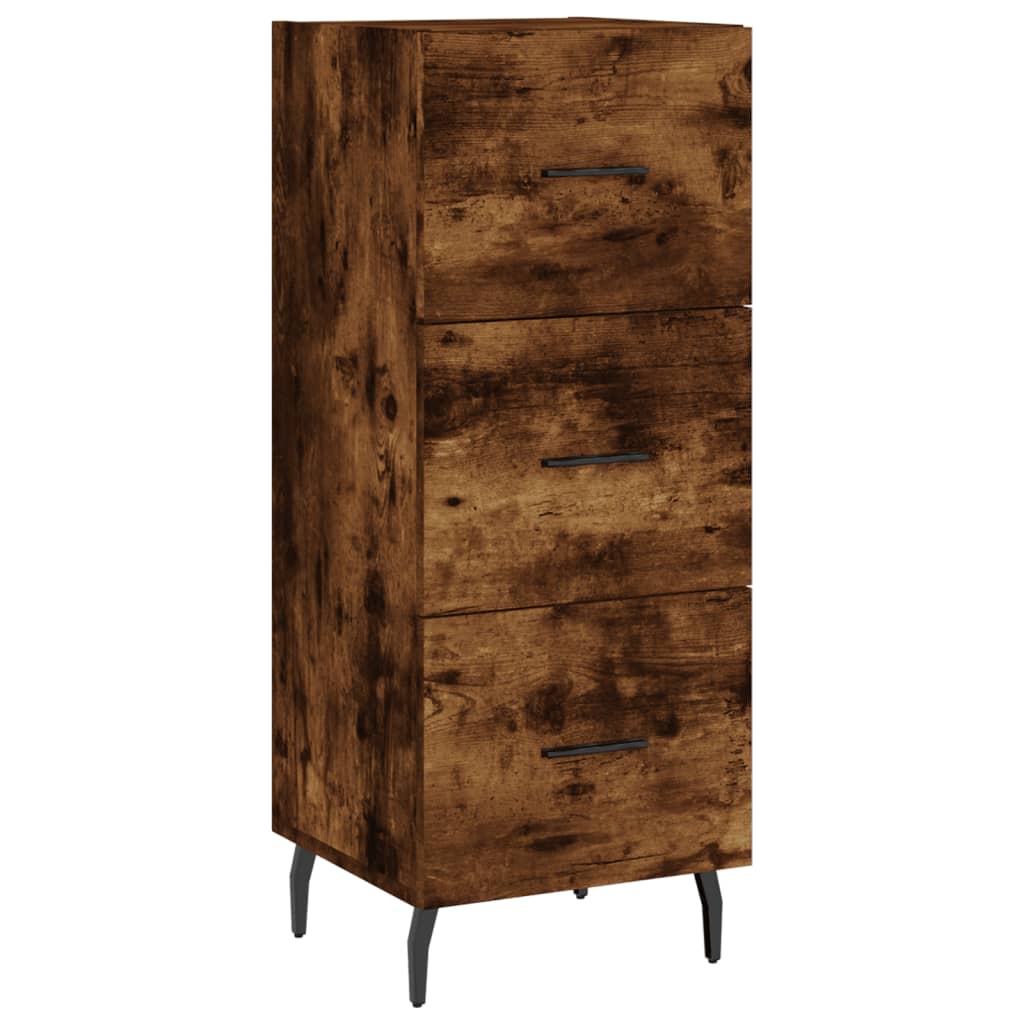 vidaXL Ντουλάπι Καπνιστή δρυς 34,5x34x180 εκ. από Επεξεργασμένο Ξύλο