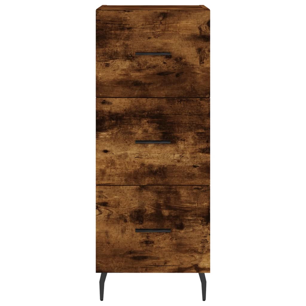 vidaXL Ντουλάπι Καπνιστή δρυς 34,5x34x180 εκ. από Επεξεργασμένο Ξύλο