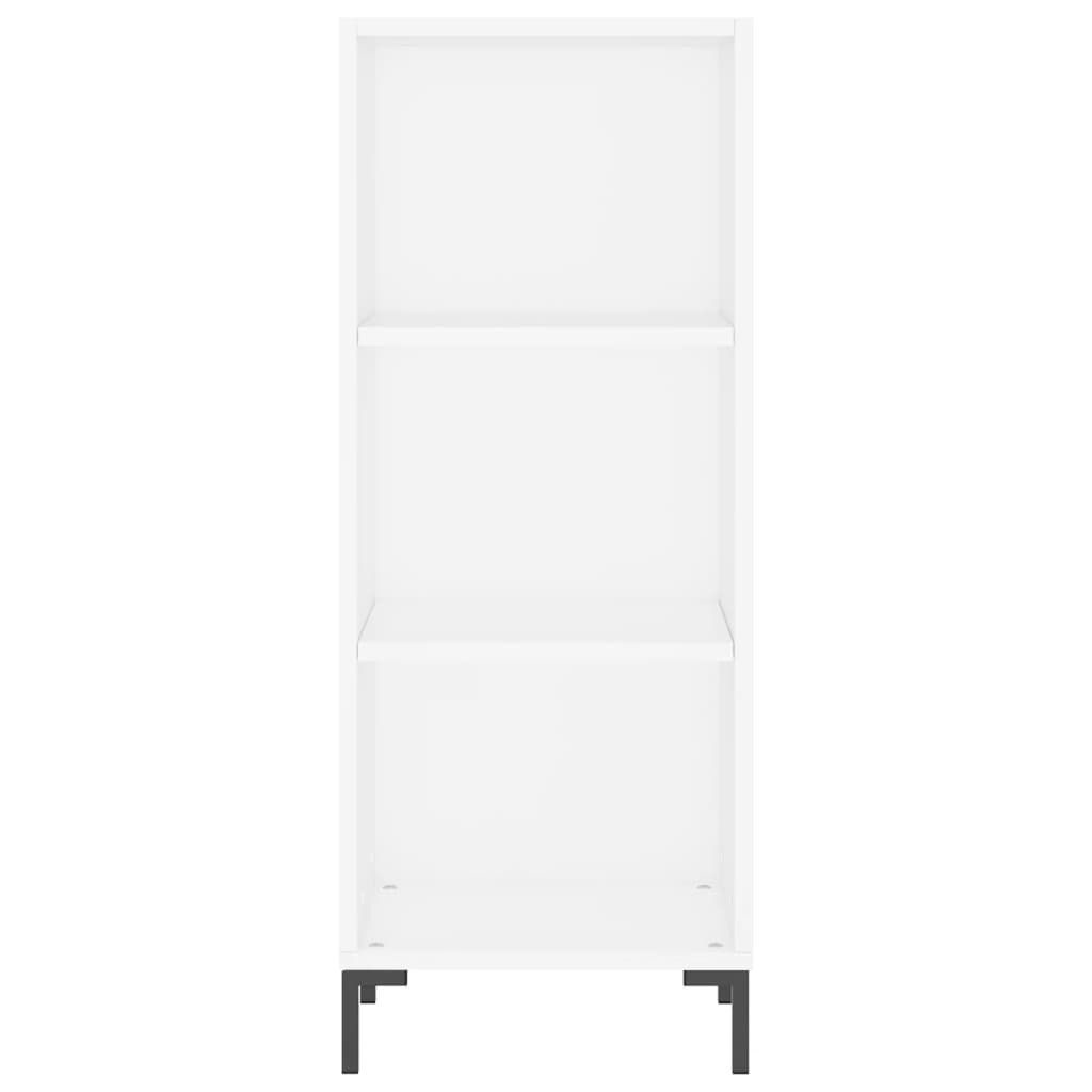 vidaXL Ντουλάπι Λευκό 34,5 x 34 x 180 εκ. από Επεξεργασμένο Ξύλο