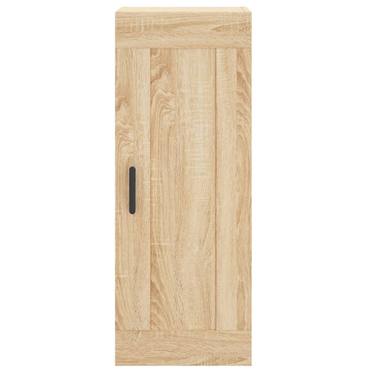 vidaXL Μπουφές Sonoma δρυς 34,5 x 34 x 180 εκ. από Επεξεργασμένο Ξύλο