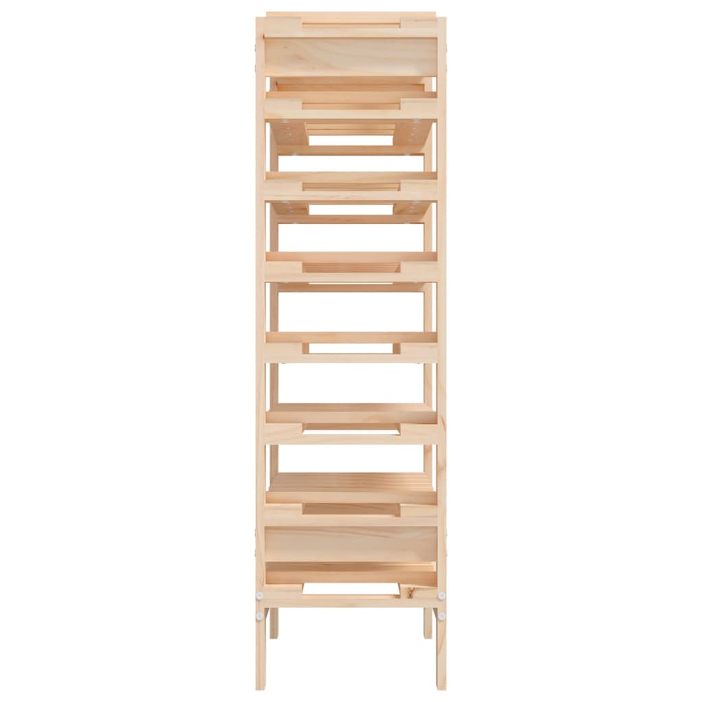 vidaXL Ραφιέρα Κρασιών 61,5 x 30 x 107,5 εκ. από Μασίφ Ξύλο Πεύκου