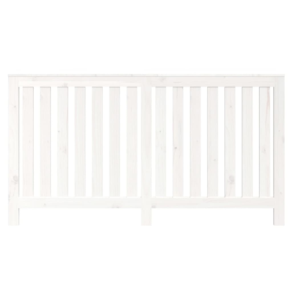 vidaXL Κάλυμμα Καλοριφέρ Λευκό 153 x19 x 84 εκ. από Μασίφ Ξύλο Πεύκου