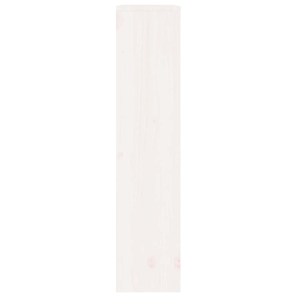 vidaXL Κάλυμμα Καλοριφέρ Λευκό 79,5x19x84 εκ. από Μασίφ Ξύλο Πεύκου